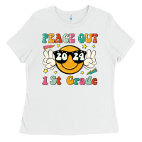 White peace out 2024 1st grade Ladies Tee - JahusDesignShop