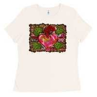 Bone Western Background Valentine's Day Ladies Tee - RanaPortraitStore