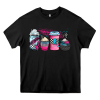 Black racing coffee cups Heavy Core Tee - JahusDesignShop