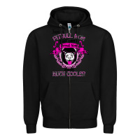 Black I'm A Pitbull Mom Just Like A Normal Mom Zipper Hoodie - Bettercallsaul