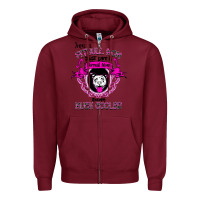 Burgundy I'm A Pitbull Mom Just Like A Normal Mom Zipper Hoodie - Bettercallsaul