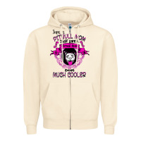 Sandshell I'm A Pitbull Mom Just Like A Normal Mom Zipper Hoodie - Bettercallsaul