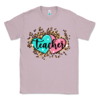 Lilac heart teacher Classic Tee - MaliasSmallBusiness
