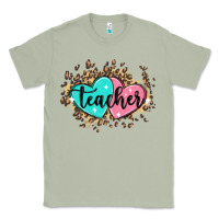Matcha heart teacher Classic Tee - MaliasSmallBusiness