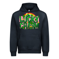 Navy St Patricks Lucky Charm Urban Hoodie - FaDigitalArtStudio
