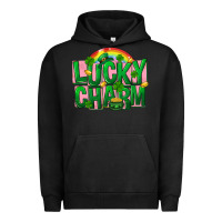Pigment Black St Patricks Lucky Charm Urban Hoodie - FaDigitalArtStudio