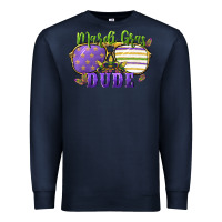 Navy mardi gras dude Premium Sweatshirt - CowGirlArtShop