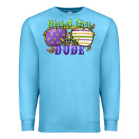 Ocean Blue mardi gras dude Premium Sweatshirt - CowGirlArtShop