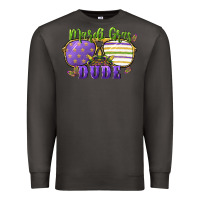 Mardi Gras Dude Premium Sweatshirt | Teevron