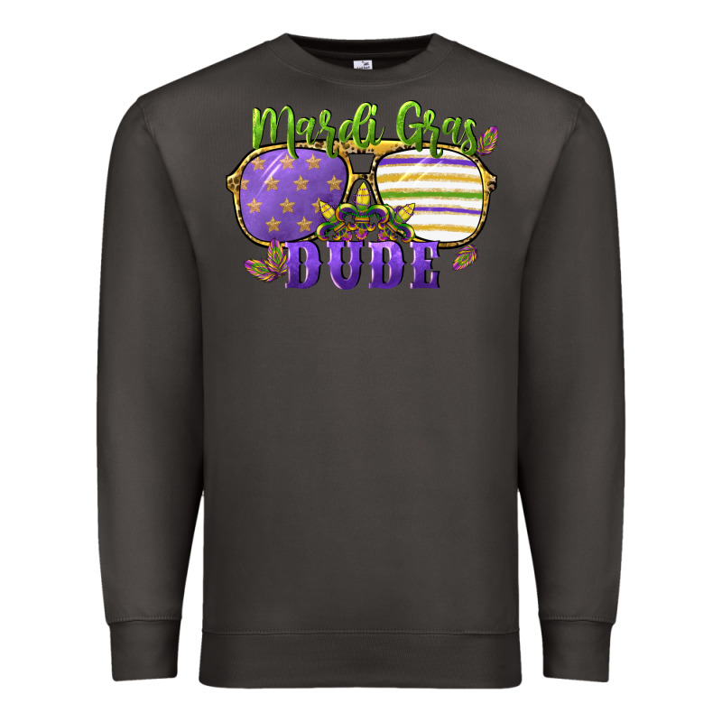 Mardi Gras Dude Premium Sweatshirt by CowGirlArtShop | Teevron