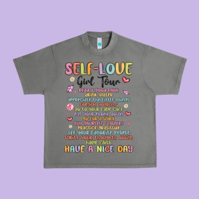 Self Love Girl Tour Malias Urban Heavy Tee Designed By Maliassmallbusiness