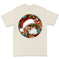 Bone Christmas hippie skeleton santa ornament Premium Tee - Artiststas