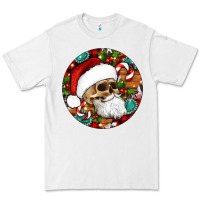 White Christmas hippie skeleton santa ornament Premium Tee - Artiststas