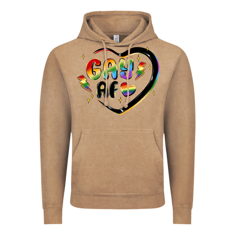 Gay Af Vintage Hoodie by MaliasSmallBusiness | Teevron