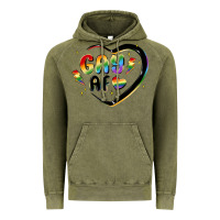 Vintage Olive gay af Vintage Hoodie - MaliasSmallBusiness