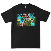 Black cactus gemstone background Premium Tee - AdoDesignShop