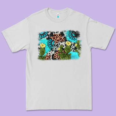 Cactus Gemstone Background Premium Tee Designed By Adodesignshop