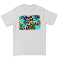 Dove Grey cactus gemstone background Premium Tee - AdoDesignShop