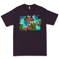 Plum cactus gemstone background Premium Tee - AdoDesignShop