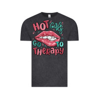 Hot Girls Go To Therapy Vintage Tee | Teevron