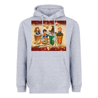 Heather Grey wizards coffee cups Heavyweight Hoodie - TumblerDesignByShophia