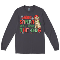 Smoke dear santa dont forget the dog Long Sleeve Tee - MaliasSmallBusiness