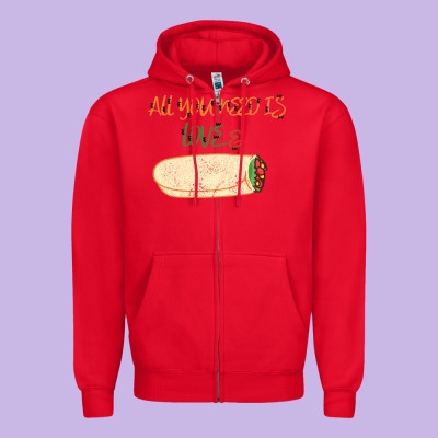 Valentine Zipper Hoodie Designed By Bettercallsaul