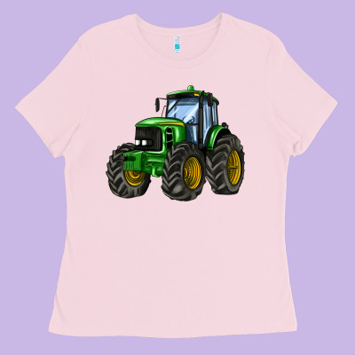 Farm Tractor Ladies Tee Designed By Adodesignshop