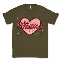 Army Green mama valentines Classic Tee - MaliasSmallBusiness