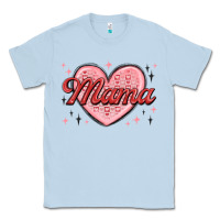 Dusty Blue mama valentines Classic Tee - MaliasSmallBusiness