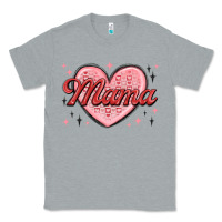Heather Grey mama valentines Classic Tee - MaliasSmallBusiness