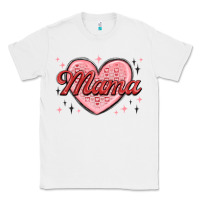 White mama valentines Classic Tee - MaliasSmallBusiness