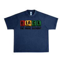 Navy prime element Urban Heavy Tee - MaliasSmallBusiness