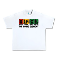 White prime element Urban Heavy Tee - MaliasSmallBusiness
