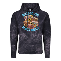 Cloud Black raised on jesus music Vintage Hoodie - MaliasSmallBusiness