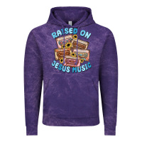 Cloud Purple raised on jesus music Vintage Hoodie - MaliasSmallBusiness