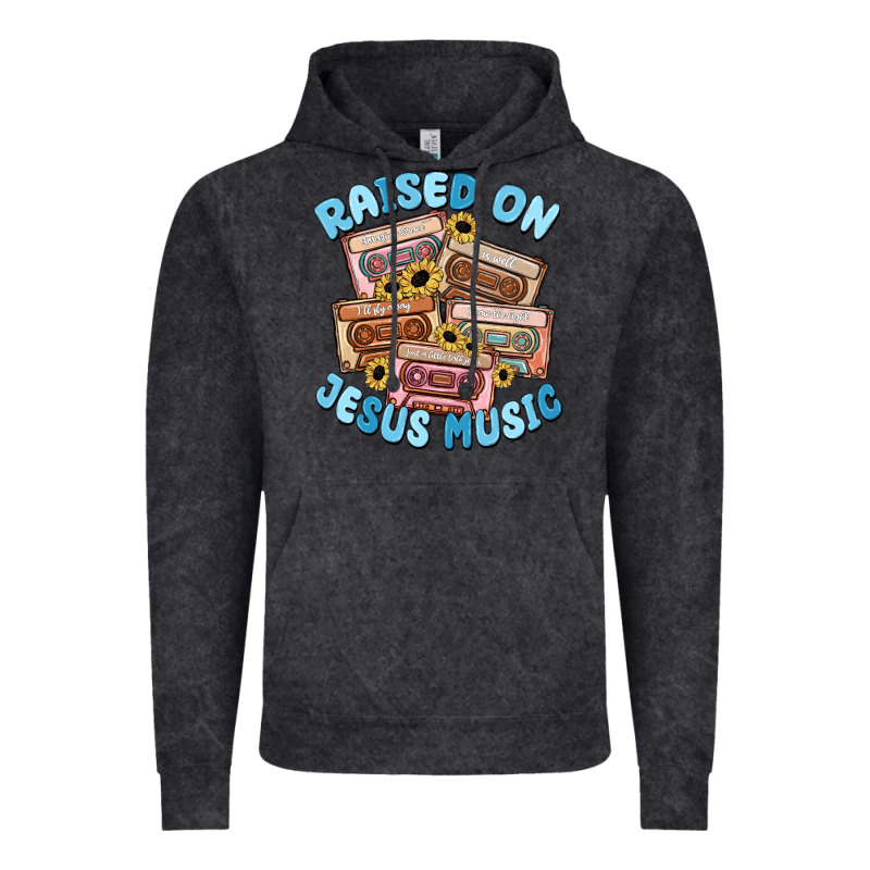 Raised On Jesus Music Vintage Hoodie by MaliasSmallBusiness | Teevron