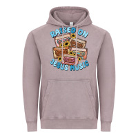 Vintage Zinc raised on jesus music Vintage Hoodie - MaliasSmallBusiness