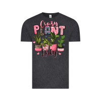 Vintage Black crazy plant lady houseplants Vintage Tee - JahusDesignShop