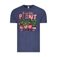 Vintage Denim crazy plant lady houseplants Vintage Tee - JahusDesignShop