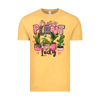 Vintage Mustard crazy plant lady houseplants Vintage Tee - JahusDesignShop