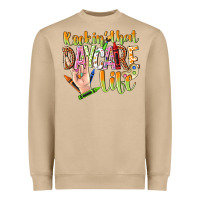 Mushroom rockin that daycare life Heavyweight Sweatshirt - NancyCooperArtShop