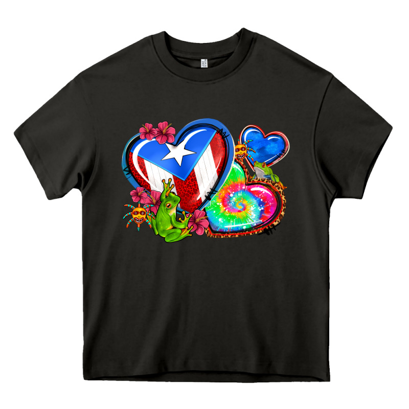 Western Leopard Puerto Rico   Hearts Heavy Core Tee by AdoDesignShop | Teevron