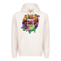 Pale Pink mardi gras lips Premium Hoodie - CowGirlArtShop