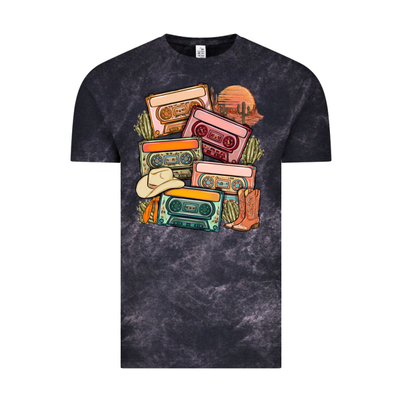 Customized Country Cassette Tapes Vintage Tee by MaliasSmallBusiness | Teevron