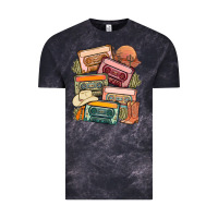 Cloud Black customized country cassette tapes Vintage Tee - MaliasSmallBusiness