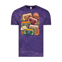 Cloud Purple customized country cassette tapes Vintage Tee - MaliasSmallBusiness