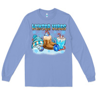 Colony Blue winter vibes Long Sleeve Tee - MaliasSmallBusiness