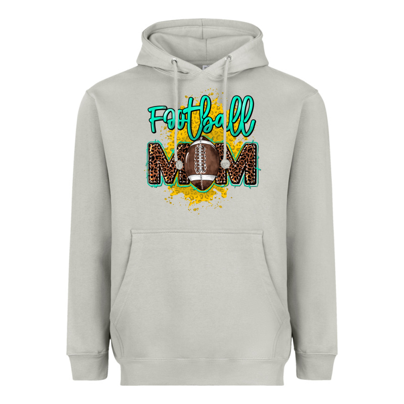 Football Mom Mother's Day Heavyweight Hoodie by HowdyJamesFarm | Teevron