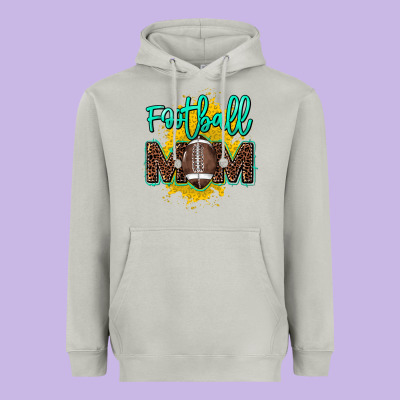 Football Mom Mother's Day Heavyweight Hoodie Designed By Howdyjamesfarm